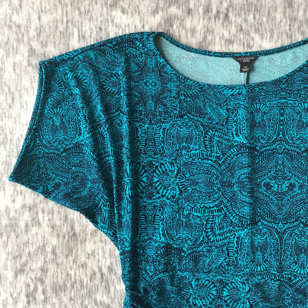 Ann Taylor Teal Dress